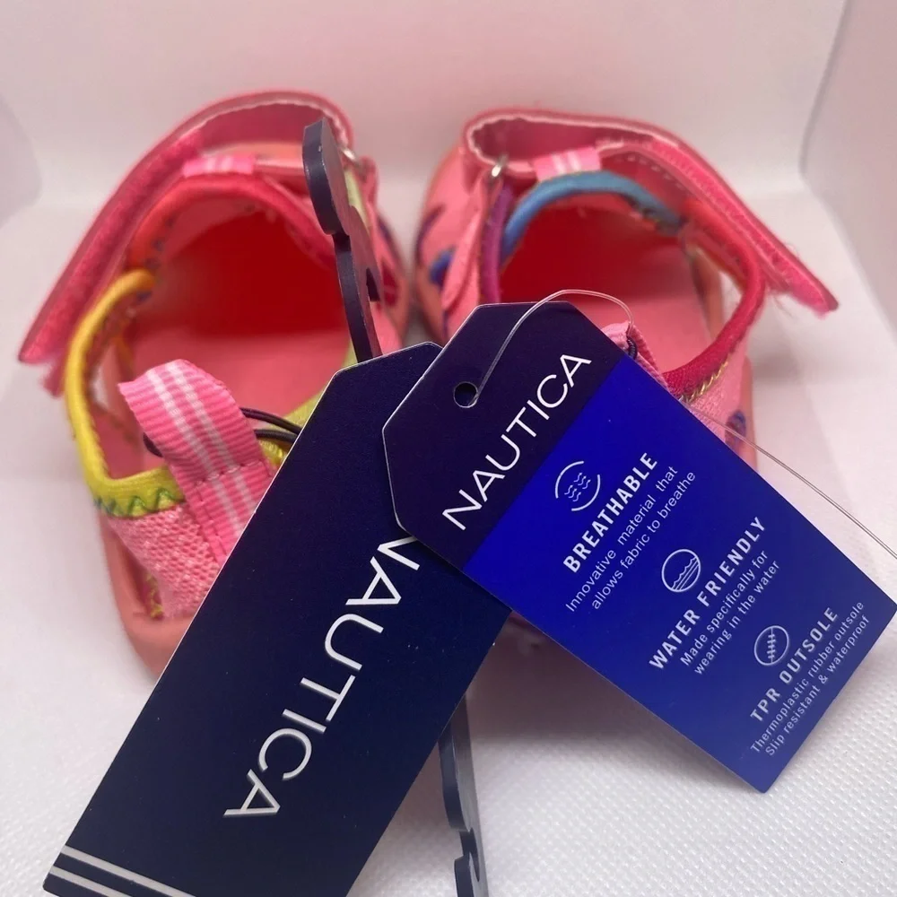 Nautica girl water sandals size 7 NWT Will ship same business Day